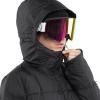 Volcom womens Puffleup Snowboard Ski Puffer Winter Jacket(Black S4)