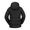 Volcom womens Puffleup Snowboard Ski Puffer Winter Jacket(Black S4)
