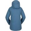Volcom womens Shelter 3d Stretch Insulated Snowboard Ski Winter Hooded Jacket(Petrol Blue S3)