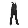 Volcom womens Swift Bib Overall Snowpant(Black S4)