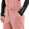 Volcom womens Swift Bib Overall Snowpant(Earth Pink S4)