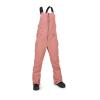 Volcom womens Swift Bib Overall Snowpant(Earth Pink S4)