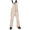 Volcom womens Swift Bib Overall Snowpant(Sand S3)