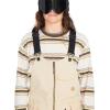 Volcom womens Swift Bib Overall Snowpant(Sand S3)