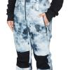 Volcom womens Swift Bib Overall Snowpant(Storm Tie-dye S3)