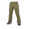 Volcom Men’s Articulated Modern Fit Snowboard Pant(Military S4)