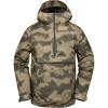 Volcom Men’s Brighton Pullover Anarok Hooded Snowboard Jacket(Camouflage)