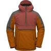 Volcom Men’s Brighton Pullover Anarok Hooded Snowboard Jacket(Caramel)
