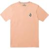 Volcom Men’s Deadly Stone Modern Fit Short Sleeve Tee(Salmon)