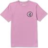 Volcom Men’s Deadly Stone Modern Fit Short Sleeve Tee(Steel Purple)