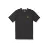 Volcom Men’s Deadly Stone Modern Fit Short Sleeve Tee(Vintage Black)
