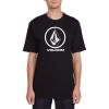 Volcom Mens Euro Logo Short Sleeve Tee(Black)