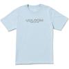 Volcom Mens Euro Logo Short Sleeve Tee(Carolina Blue)