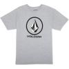 Volcom Mens Euro Logo Short Sleeve Tee(Heather Grey – New)