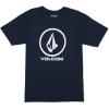 Volcom Mens Euro Logo Short Sleeve Tee(Navy – New)