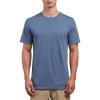 Volcom Mens Solid Short Sleeve Tee(Deep Blue)