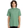 Volcom Men’s Wowzer Modern Fit Short Sleeve Polo Shirt(Biscay Green)