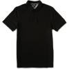 Volcom Men’s Wowzer Modern Fit Short Sleeve Polo Shirt(Black 3)