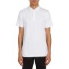 Volcom Men’s Wowzer Modern Fit Short Sleeve Polo Shirt(White Light)