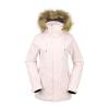 Volcom Women’s Fawn Insulated Snowboard Ski Winter Hooded Jacket(Calcite S4)