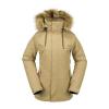 Volcom Women’s Fawn Insulated Snowboard Ski Winter Hooded Jacket(Dark Khaki S4)