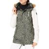 Volcom Women’s Fawn Insulated Snowboard Ski Winter Hooded Jacket(Leopard)