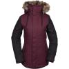 Volcom Women’s Fawn Insulated Snowboard Ski Winter Hooded Jacket(Scarlet)