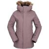 Volcom Women’s Shadow Insulated Snowboard Ski Winter Hooded Jacket(Rosewood S3)