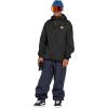 Volcom mens Arthur Longo 20k Pullover Anarok Hooded Snowboard Jacket(Black)