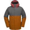 Volcom mens Brighton Hooded Snowboard Ski Winter Jacket(Caramel)