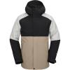 Volcom mens Brighton Hooded Snowboard Ski Winter Jacket(Chestnut Brown)