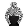 Volcom mens Hydro Hooded Fleece Riding Hoodie(Black White S4)