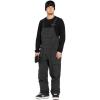 Volcom mens Roan Bib Overall Snowboard Pant(Black Black)