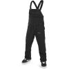 Volcom mens Roan Bib Overall Snowboard Pant(Black White)
