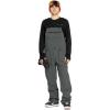 Volcom mens Roan Bib Overall Snowboard Pant(Charcoal)