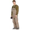 Volcom mens Roan Bib Overall Snowboard Pant(Chestnut Brown)
