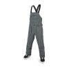 Volcom mens Roan Bib Overall Snowboard Pant(Grey Grey)