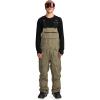 Volcom mens Roan Bib Overall Snowboard Pant(Military)
