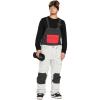 Volcom mens Roan Bib Overall Snowboard Pant(Stone Grey)