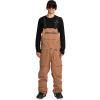 Volcom mens Roan Bib Overall Snowboard Pant(Terra Brown)