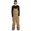 Volcom mens V.co Sparta Bib Overalls Snowboard Pant – 15k Waterproof 2-layer Fabric(Bronze)