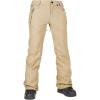 Volcom womens Genus Slim Fit Stretch Snowboard Ski Pant(Sand S5)