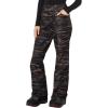 Volcom womens Hallen Modern Fit Snowbaord Pant(Tiger Print S3)