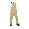 Volcom womens Swift Bib Overall Snowpant(Dark Khaki S4)