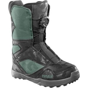 ThirtyTwo Lashed Double Boa Snowboard Boots – Snowboard Boots with Dual-Zone Lacing & Grippy Outsole(Black/Green 2025)