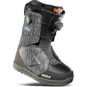 ThirtyTwo Lashed Double Boa Snowboard Boots – Snowboard Boots with Dual-Zone Lacing & Grippy Outsole(Olive/Grey/Black (Powell) 2025)
