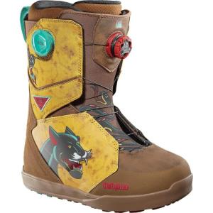 ThirtyTwo Lashed Double Boa Snowboard Boots – Snowboard Boots with Dual-Zone Lacing & Grippy Outsole(Tobacco (Fava) 2025)