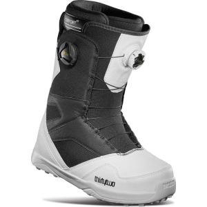 ThirtyTwo Lashed Double Boa Snowboard Boots – Snowboard Boots with Dual-Zone Lacing & Grippy Outsole(White/Black 2024)