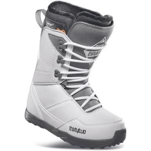 ThirtyTwo Lashed Double Boa Snowboard Boots – Snowboard Boots with Dual-Zone Lacing & Grippy Outsole(White/Grey 2024)