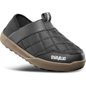 ThirtyTwo The Lounger – Après-Ski Recovery Slip-On Shoes with EVA Cushioning and Grippy Outsole(BLACK/GUM)